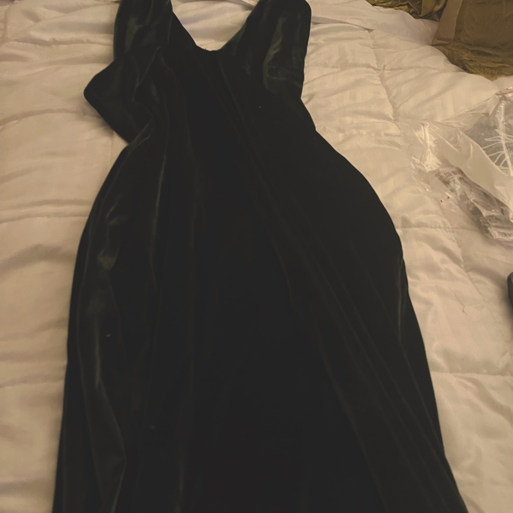 ASOS New Velvet Halter Dress